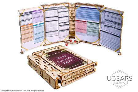 Ekran Mistrza mechaniczne urządzenie do gier planszowych