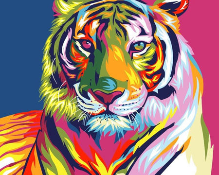Tiger Pop Art