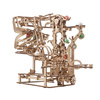 Marble Run Wciągnik Łańcuchowy Puzzle 3d Drewniany Model Do Składania