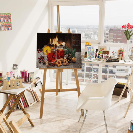 Grzane wino przy kominku