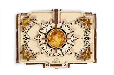 Bursztynowa szkatułka Model mechaniczny do składania