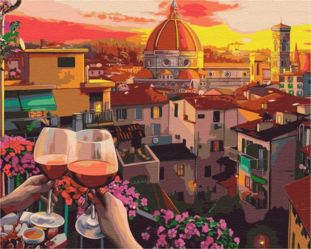 Przytulny Wieczór Z Winem Malowanie Po Numerach