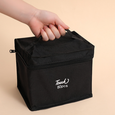 Dwustronne Markery Alkoholowe 80 szt Kolorowe Flamastry Mazaki Pisaki + Torba Etui