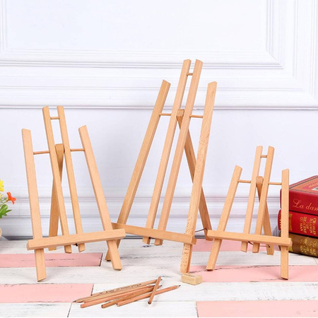 Mała Drewniana Sztaluga Malarska Stołowa S 28 cm