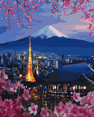 Fujiyama i Sakura