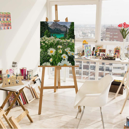 Górski rumiankowy krajobraz 50x65 cm