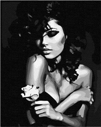 Czarno-biały portret