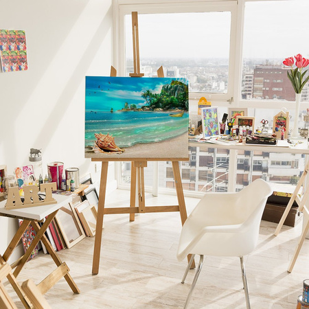 Raj na ziemi 40x30cm Diamond Painting Mozaika