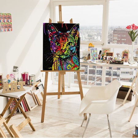 Kolorowy Kot 50x65cm