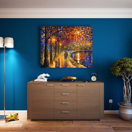 Spacer pod latarniami