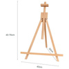 Sztaluga Drewniana Malarska Stołowa 45-76 cm Składana Trójnożna