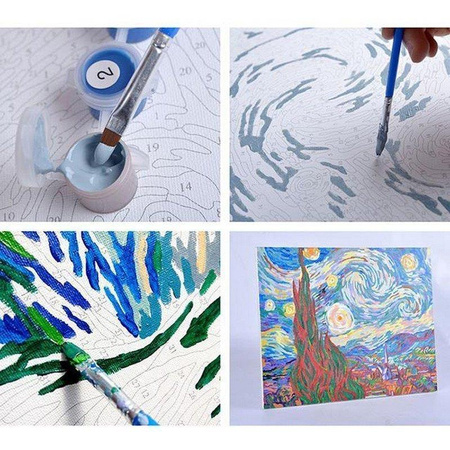 Droga z cyprysami i gwiazdą (Van Gogh)