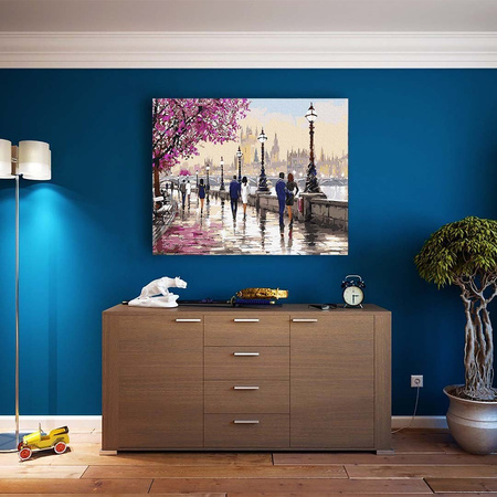 Romantyczny Spacer Nad Tamizą 50x65cm