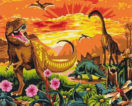 Jurajski Park Malowanie Po Numerach