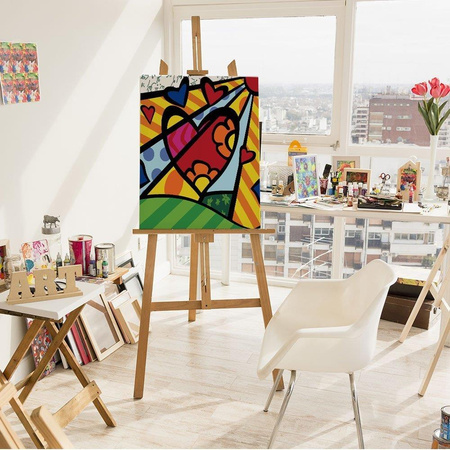 Kolorowe Serce Proste