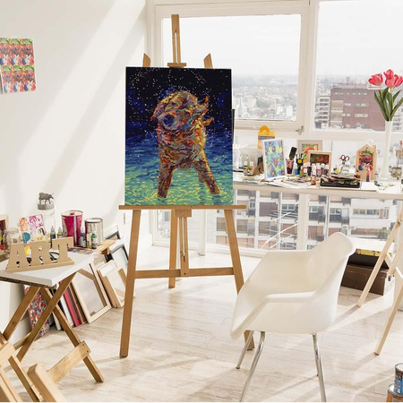 Kolorowy rozbryzg wody