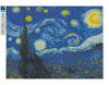 Haft Diamentowy Bez Ramy Van Gogh Gwiaździsta Noc 30x40 Mozaika Diamentowa 5D
