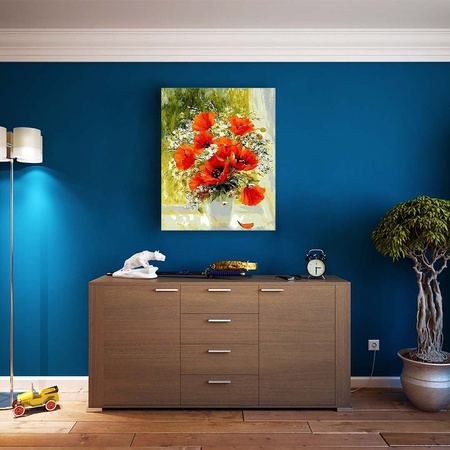 Maki i stokrotki 50x65