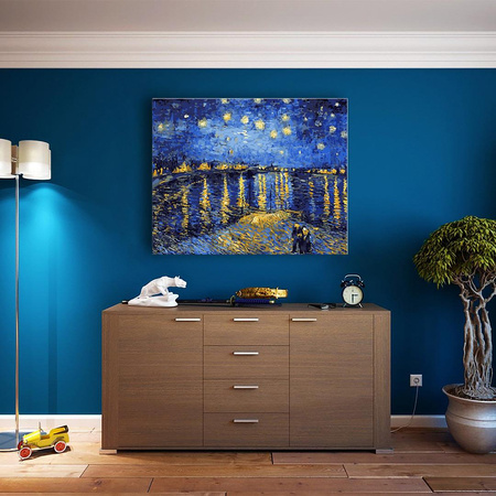 Gwiaździsta Noc nad Rodanem. Van Gogh