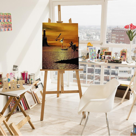 Zachód słońca nad morzem