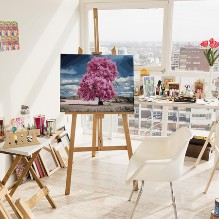 Różowa królowa drzew 30x40cm