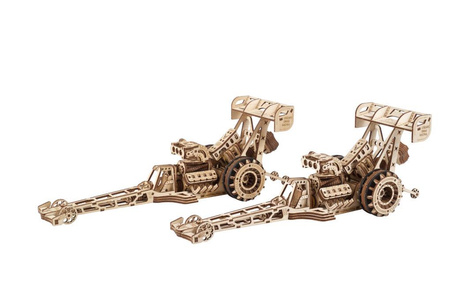 Top Fuel Dragster Puzzle 3d Drewniany Model Do Składania