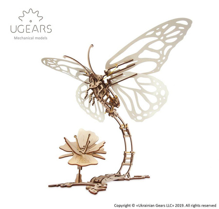 Motyl Model mechaniczny do składania