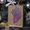 Drewniane Puzzle The freedom hawk Z Elementami Zwierząt 152 el. 34x25 cm