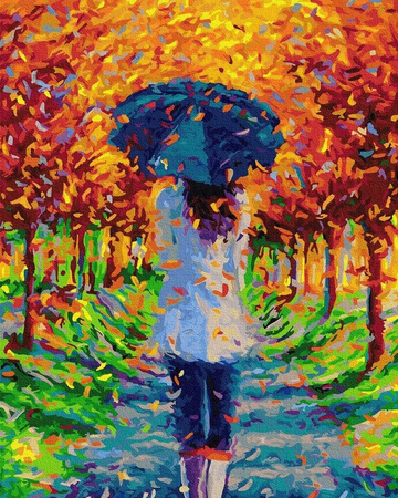 Jesienny spacer w parku