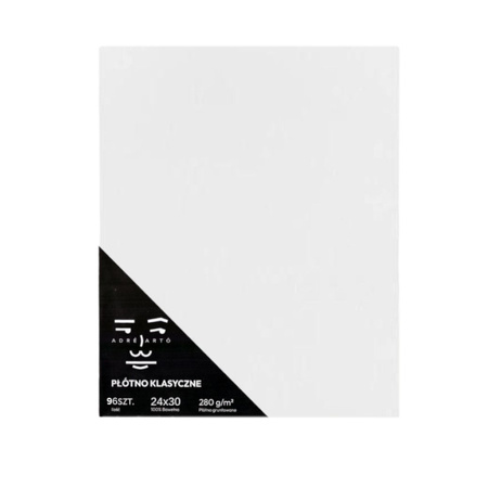 96 szt Podobrazie Bawełniane 3mm 24x30 cm Płótno Malarskie