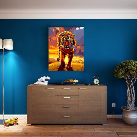 Tygrys W Ciepłych Barwach