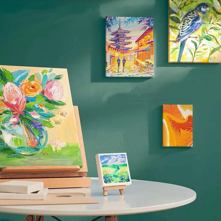 5 szt Podobrazie Bawełniane 20x30 cm Płótno Malarskie Na Drewnianym Krośnie