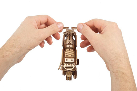 Moto Compact. Składany Skuter Puzzle 3d Drewniany Model Do Składania