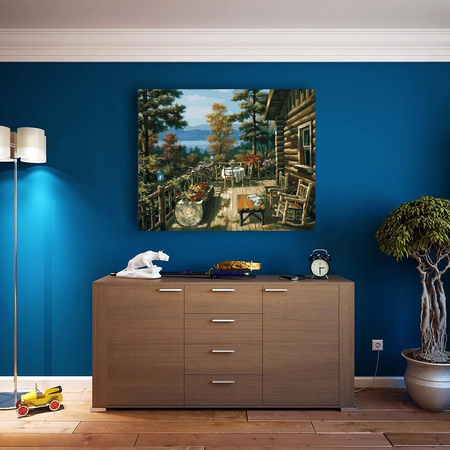 Taras z pięknym widokiem