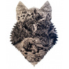 Drewniane Puzzle The Wild wolf Z Elementami Zwierząt 175 el. 25x34 cm