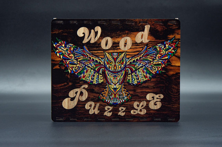 Sowa Puzzle Drewniane Dla Dorosłych Na Prezent 155 el. Rozmiar 476х266 mm