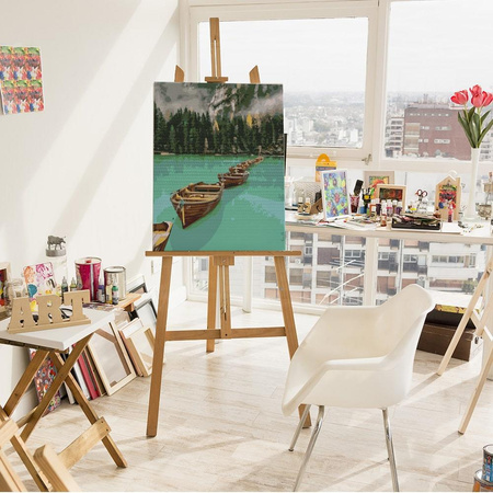 Łodzie W Łańcuchu Malowanie Po Numerach