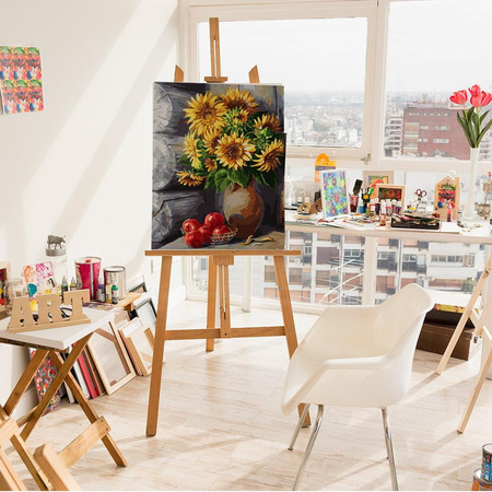 Słoneczniki w wazonie