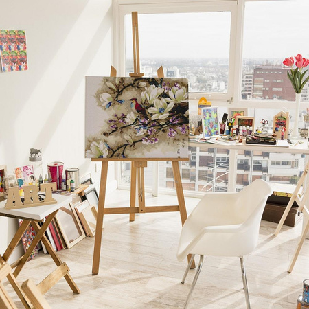 Śpiewający Ptak Egzotyczny Malowanie Po Numerach