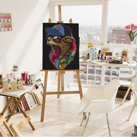 Kot Dj Malowanie Po Numerach