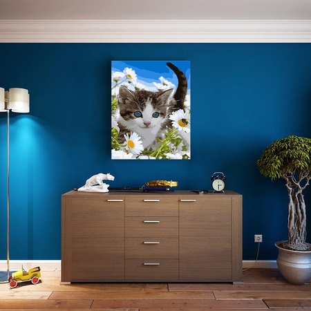 Kociak w stokrotkach 30x40cm