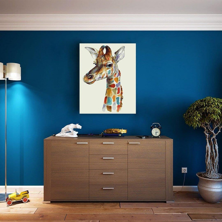 Żyrafa Kolorowa Proste