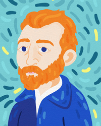 Vincent Van Gogh Abstrakcyjny Portret
