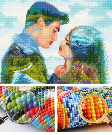 Kwitnienie wiśni 40x30cm Diamond Painting Mozaika