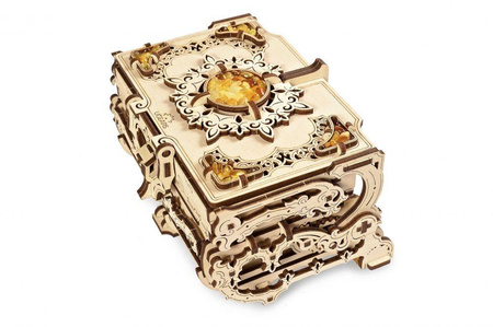 Bursztynowa szkatułka Model mechaniczny do składania