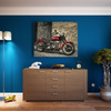 Czerwony motocykl