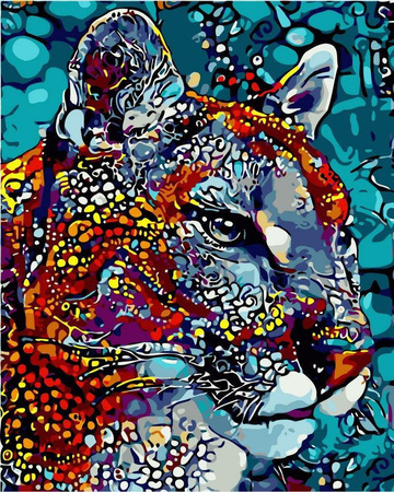 Kolorowy drapieżnik