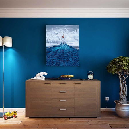 Ubrana w zimowe barwy 40x50