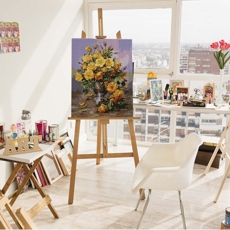 Piękne żółte róże