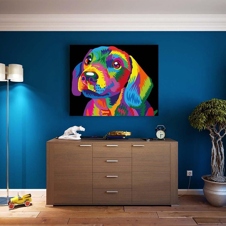 Piesek Kolorowy Proste